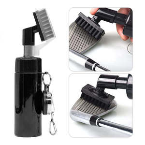 Brosse de nettoyage pour clubs de golf de haute qualité et durable, brosse noire pour nettoyer les clubs de golf - Product Image 5