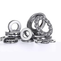 Roulements à billes de butée 51101 12*26*9mm en acier chromé, capacité de charge 1000N, ouverts et étanches, pour axe avant de surfskate et mini-fraiseuse CNC