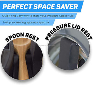 Couvercle et repose-cuillère économiseur d'espace chaud 2020 accessoires compatibles avec la poignée de friteuse à Air de l'<span class=keywords><strong>autocuiseur</strong></span> <span class=keywords><strong>Foodi</strong></span> - Product Image 4