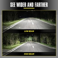Bombilla LED para Faros Delanteros 9012 Estilo L4 6500K 28W 2800 Lúmenes Iluminación Súper Brillante para Automóviles