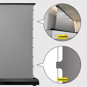 Alr Đen Kim Cương 110 Inch Điện Căng Thẳng Tầng Tăng Màn Hình Có Thể Cuộn Màn Hình Máy Chiếu Rèm 4K HD - Product Image 4