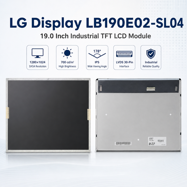 Display LB190E02-SL04 19 Inch 700 Nits SXGA IPS TFT LCD Module LVDS 30Pin for Industrial Medical Equipment