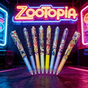 Article très vendu : Stylo Gel Surprise Zoo - Personnages Judy et Nick - Écriture Fluide - Vente en Gros - Product Image 2