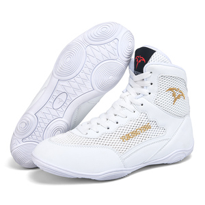 Chaussures de boxe et de musculation professionnelles personnalisées avec logo sur mesure pour hommes, vente en gros, collection 2026 - Product Image 3