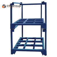 Palette de stockage de pneus en métal robuste, empilable, détachable, anti-secousse, pour le transport professionnel