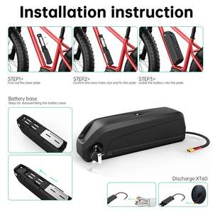 Batería de Litio Hailong de 48V 15Ah para Bicicletas Eléctricas de Montaña y Neumáticos Anchos, 5000mAh, Celdas 13s3p, BMS de 30A con Conector XT60, Disponible en el Reino Unido - Product Image 2