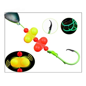 Nouveau lot <span class=keywords><strong>de</strong></span> 5 pièces par sac 8/0 #   10/0 #   <span class=keywords><strong>Leurre</strong></span> flottant pour poisson-chat, type crayon, avec perles flottantes, hameçon monté sur <span class=keywords><strong>leurre</strong></span>, pour eau douce et eau salée - Product Image 5