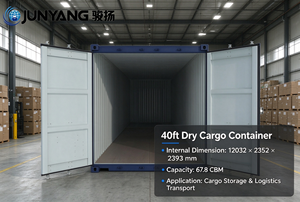 40GP Dry Cargo <b>Container</b> 40 Foot Standard Shipping <b>Container</b>, Corten Steel <b>Storage</b> <b>Container</b> for Logistics Transportation - Product Image 5