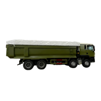 Camion à benne basculante Howo 8X4, moteur diesel JMC, norme d'émission Euro 3, direction à gauche, transmission 4x2, carrosserie fabriquée en Chine, prix bas en vente