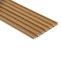 Prix de gros Facile à installer Panneau mural décoratif en bois Panneaux muraux intérieurs Panneau mural cannelé