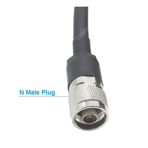 Cavo RG213 con Connettore N Maschio a N Maschio/Femmina, Pigtail di Estensione a Bassa Perdita 50-7 per Radio CB, Radio Amatoriale, Trasmettitore FM - Product Image 3