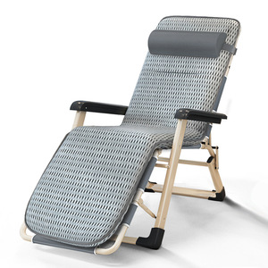 Lit de sieste de bureau, pliable, pour la plage, le camping, le balcon, portable, avec accoudoirs en tissu, pour femmes enceintes, personnes âgées, enfants, canapé-lit paresseux - Product Image 3