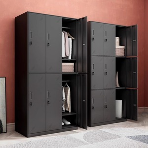Metal <b>Storage</b> Cabinet 12 Doors Lockable <b>Locker</b> With Recessed Handle For Dormitory Gym Changing Room - Product Image 1