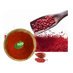 Natürliche Farbstoffe Annatto-Extrakt Pulver Pure Natural Norbixin Annatto-Samen extrakt