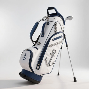 Sac de golf professionnel personnalisé en cuir PU imperméable, durable, grande capacité, simple, portable, unisexe, pour le golf en plein air - Product Image 3