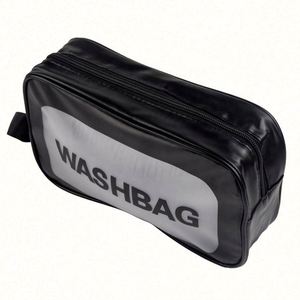 Portable <b>Transparent</b> Frosted PVC <b>Makeup</b> <b>Bag</b> Custom Waterproof Travel Toiletry <b>Bag</b> - Product Image 6