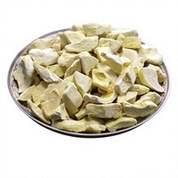 Chips de durian lyophilisées style influenceur, personnalisées en vrac, variété Golden Pillow, morceaux croustillants irréguliers, 1 kg par boîte, Linyi