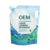 Détergent à lessive liquide OEM écologique, parfum floral lavande et jasmin, nettoyage en profondeur, élimine les taches, faible mousse, naturel