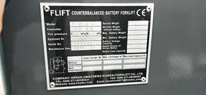 FLIFT 브랜드 3.5ton 4 휠 배터리 지게차 AC 드라이브 모터 전기 지게차 가격 FB35