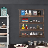 Étagère de rangement murale pour la cuisine avec étagères et présentoir de chambre à coucher pour contenir des plantes, des épices et des trésors