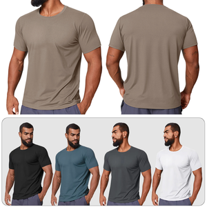 Camiseta Deportiva de Compresión para Hombre, Transpirable, de Alta Calidad, Ajustada, de Secado Rápido, 220 Gramos, Venta al Por Mayor - Product Image 3
