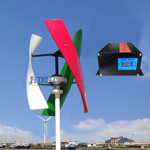 เครื่องกำเนิดไฟฟ้าพลังงานลม FLTXNY 800w ถึง 2kw แบบรอบต่ำ รุ่น Eolienne Verticale - Product Image 1