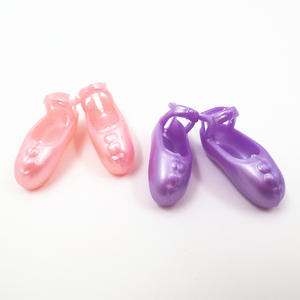 <span class=keywords><strong>Mini</strong></span> zapatillas de ballet de muñeca bjd, zapatos planos para baribe, en miniatura, plastic1/6, 30cm, novedad - Product Image 3