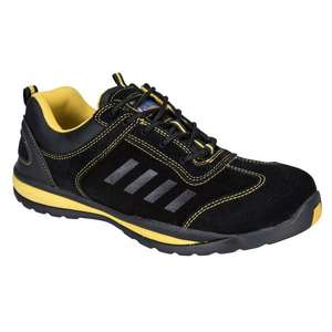 PORTWEST - FW34BKR38 Steelite Lusum <b>Safety</b> Trainer S1P HRO black <b>shoe</b> - EAN 5036108198214 <b>SAFETY</b> <b>SHOES</b> AND <b>SAFETY</b> TRAINERS - Product Image 1