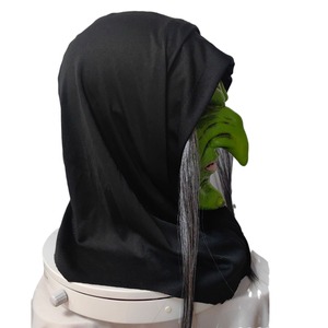 Máscara de Bruja Verde, Material de Emulsión, Divertido Accesorio de Disfraz para Halloween, Máscara de Fiesta DIY - Product Image 5