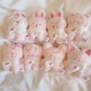 พวงกุญแจตุ๊กตา FM Doudou Eyes Mini พร้อมไส้ใยฝ้าย PP ตุ๊กตาลีมินโฮ ลียองซอค เฟลิกซ์ - Product Image 1