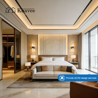 Servicio de Diseño de Interiores en Tonos Cálidos, Renderizado 2D/3D, Diseño de Interiores Moderno y Lujoso, Material de Construcción Integral, Decoración del Hogar
