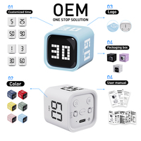 Minuteur visuel numérique à écran LED, gadgets de productivité pour le bureau, minuteur de concentration, minuteur Pomodoro réversible pour les enfants, l'étude et la méditation