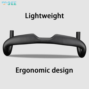 Guidon de vélo SeeMore personnalisable, coupe-vent, guidon de <span class=keywords><strong>course</strong></span>, sport, UD, câble interne, fibre de carbone, guidon de vélo de route, guidon courbé - Product Image 2