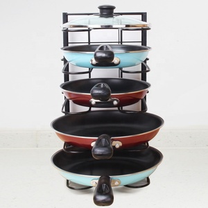 5-Tier Detachable Metal Organizer Storage Rack for Pots and Pans <strong>Kitchen</strong> <strong>Pantry</strong> Use - Product Image 3