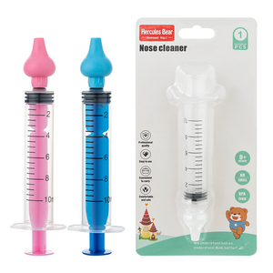 Aspirateur nasal OEM à tête souple en silicone pour bébé, outil d'entretien de la laveuse nasale, type de <span class=keywords><strong>seringue</strong></span>, nettoyage de la laveuse nasale pour adultes 9516 - Product Image 1