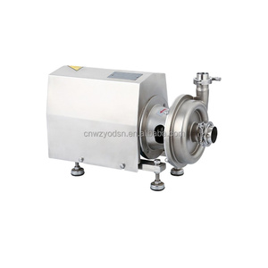 Pompe centrifuge sanitaire triphasée en acier inoxydable pour lait, prix usine compétitif pour applications hydrauliques et pipeline - Product Image 1