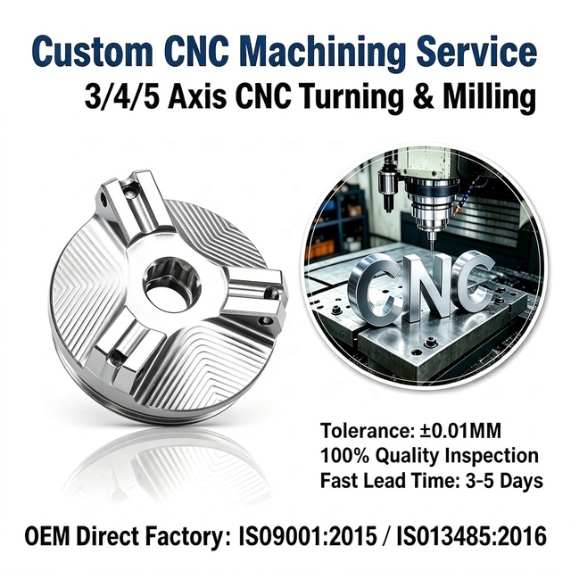 Custom High Precision Stainless Steel CNC Milling & Wire EDM Machine Parts Prototype Components 0.01mm Tolerance