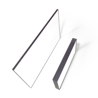 Feuille de toiture en PC transparente personnalisée Panneau de construction en polycarbonate transparent résistant à l'eau et au bruit Toiture transparente à moulage élevé