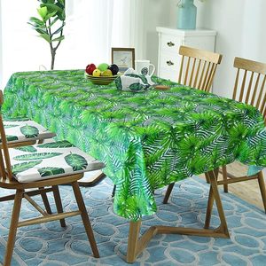 HIPIE Tropical Luau nappe en plastique Hawaii feuilles de palmier couverture de Table pour bébé fête d'anniversaire été Zoo <span class=keywords><strong>Jungle</strong></span> <span class=keywords><strong>Safari</strong></span> thème - Product Image 6