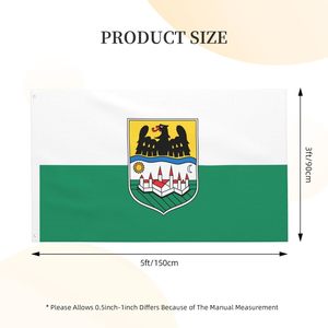 Bandera Personalizada del Danubio Swabiano de 3x5 Pies, Grande, 100D, Moderada, para Exteriores e Interiores, Bandera Hopi de Arizona, Decoración del Hogar, Patio, Venta al por Mayor Económica - Product Image 2