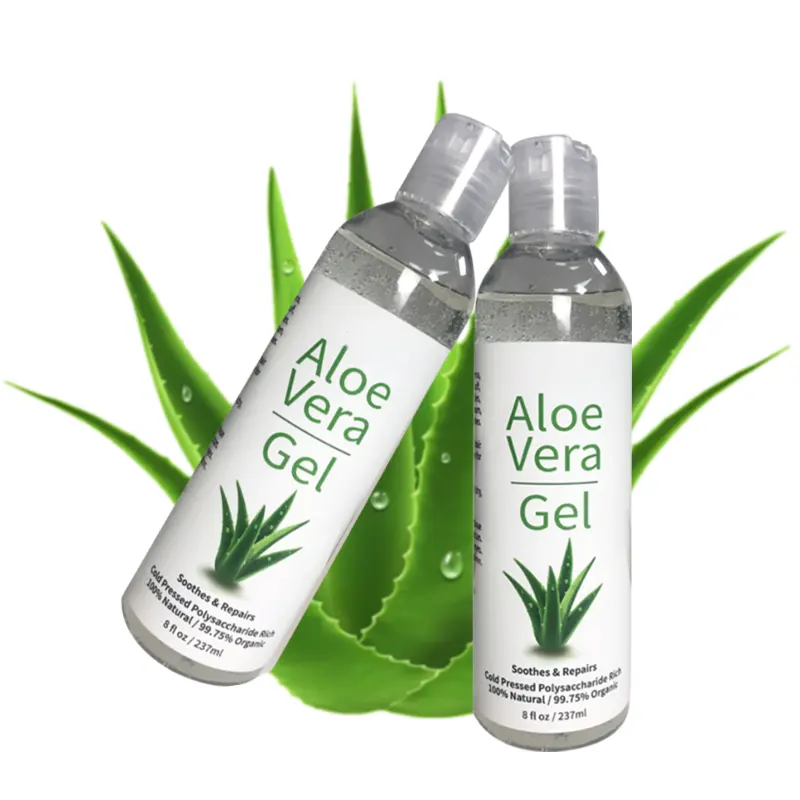 Vente en gros, mini gel hydratant original coréen pur bio hydratant apaisant liquide pour le visage, gel à l'aloe vera pour le visage