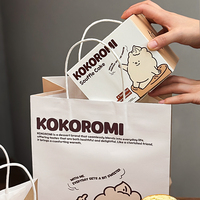 Boîtes en papier pliable de qualité alimentaire pour boulangerie, dessert, pâtisserie, à emporter, gâteau, beignet, gaufre, emballage