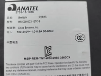 Commutateur réseau géré Catalyst 3560-CX 12 ports Gigabit PoE+ WS-C3560CX-12TC-S