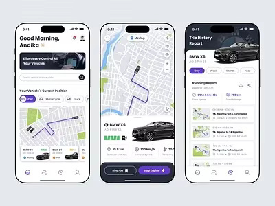 Vehicle Tracking Vehicle Software With Real Time GPS Monitoring And Trip History Dashboard For Fleet Management