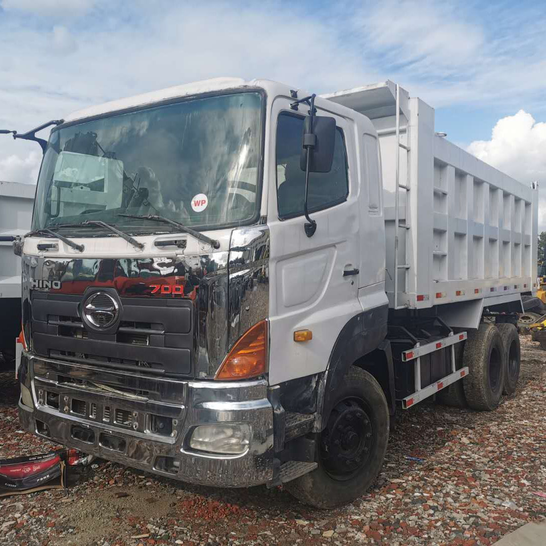 HINO б/у 700 самосвал часовой механизм: японский 10 колеса самосвал грузовик