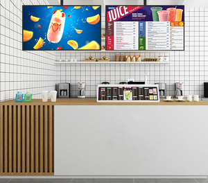 Chuyên Nghiệp Treo Tường hiển thị kỹ thuật số menu Màn hình LCD cảm ứng cho nhà hàng thang máy wayfinding Chào mừng hiển thị quảng cáo - Product Image 2