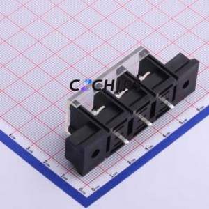 KF78CM-13.0-3P Barrier Terminal Block Through hole Component (THT),P=13mm Connector With Cover Plate 13mm 1x3P Straight Pin - Product Image 2
