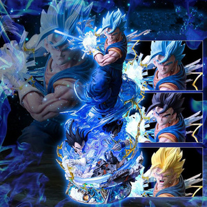 Figura Luminosa de Manga de <span class=keywords><strong>Vegetto</strong></span> 3 Cabezas, Figuras de Dragón BAII Super Saiyan, Modelo Coleccionable de PVC, Juguetes de Anime, 45cm - Product Image 6