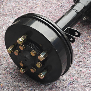 Essieu arrière de tricycle à <span class=keywords><strong>moteur</strong></span> à 3 roues, 3/4 entièrement flottant, tambour de frein de 220 mm, frein mécanique, essieu arrière avec petit amplificateur, support OEM ODM - Product Image 4