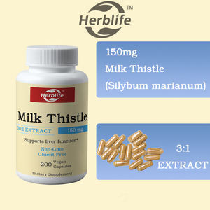 Vente chaude OEM - Personnalisable - Chardon-Marie 150 mg - Extrait de silymarine, complément alimentaire pour le soutien de la fonction hépatique - Product Image 3